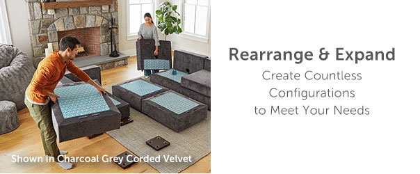 Rearrangeable & Expand | Create Countless Configurations to Meet Your Needs