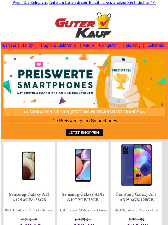 Die Preiswertigsten Smartphones!