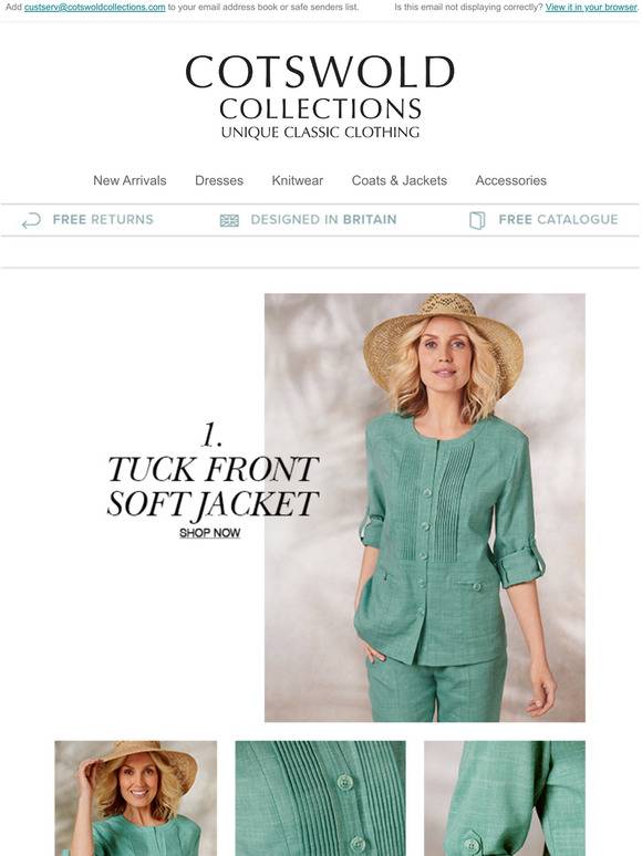 Cotswold Collections 5 Jackets to Take Your Summer Wardrobe to the Next Level It's All In The