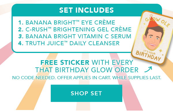 Ole Henriksen: Just launched! That Birthday Glow set