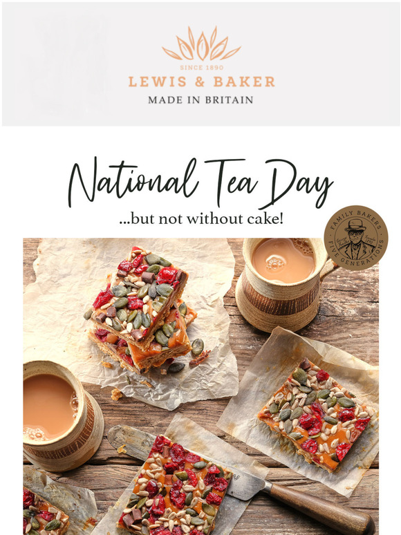 It's National Tea Day...but not without cake!