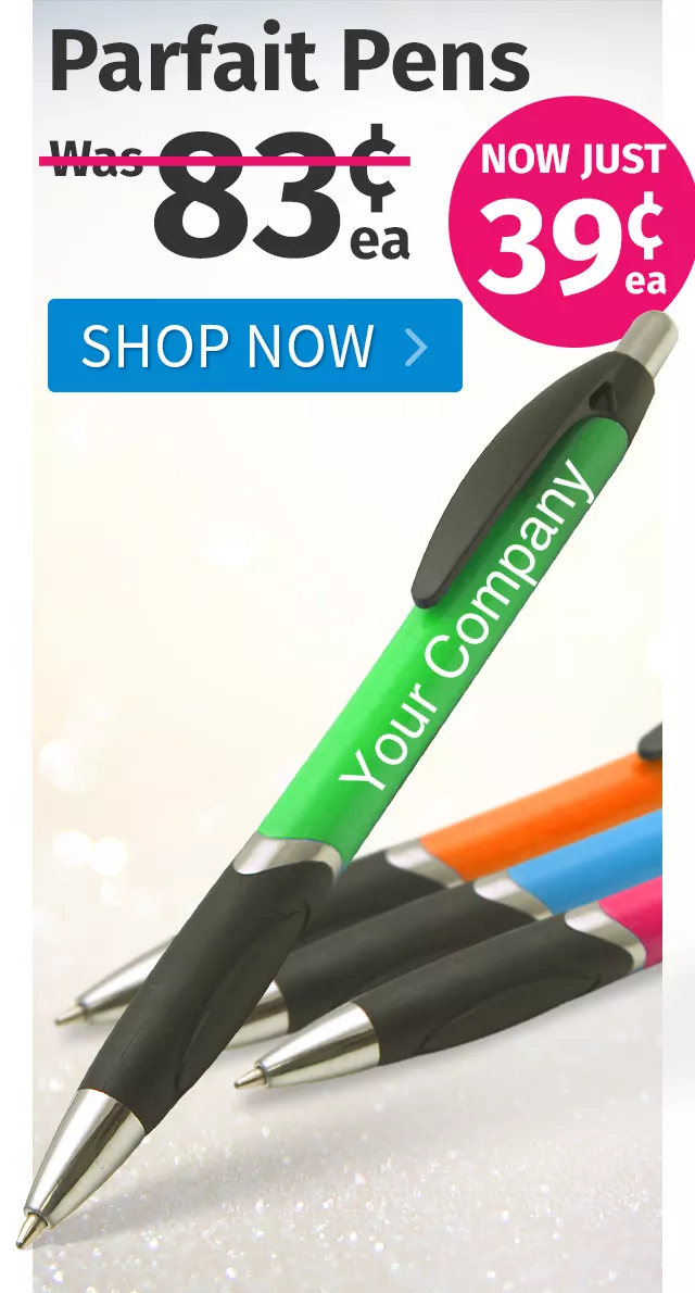 Parfait Pens for only 39¢ each!