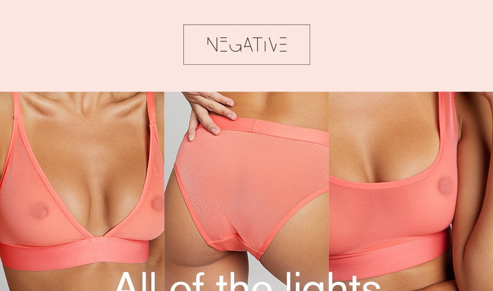 Negative Underwear: NEW COLOR: CORAL