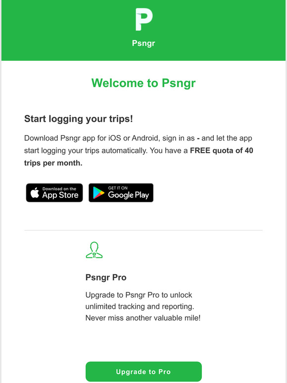 Welcome to Psngr