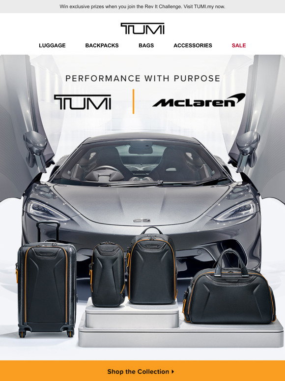 tumi mclaren collection