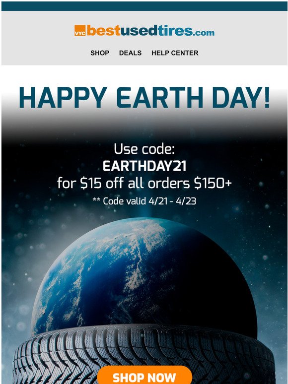 Earth Day Sale!  (Discount inside).