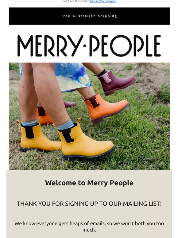 Welcome to Merry People!