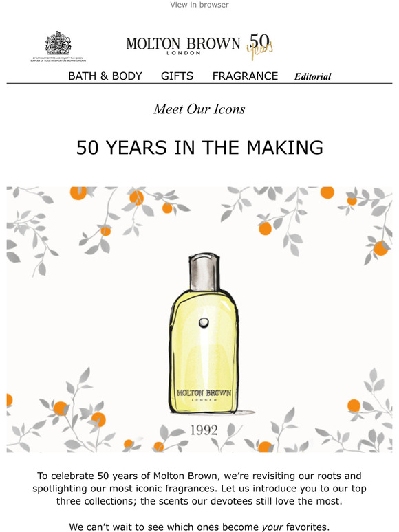 Molton Brown Email Newsletters Shop Sales, Discounts, and Coupon Codes