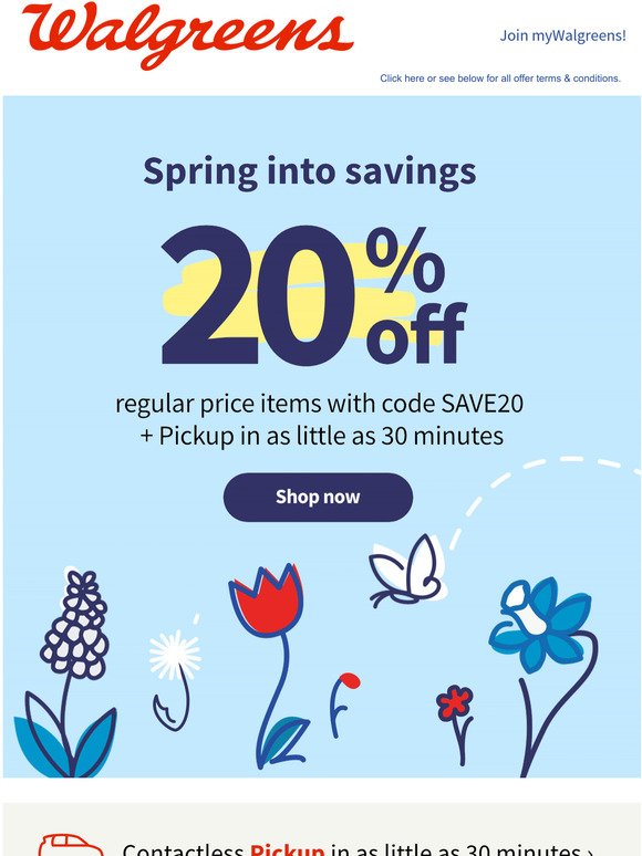 Get a fresh start with 20% off spring must-haves 