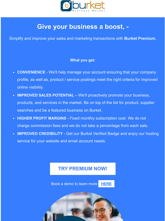 Give your business a boost, -