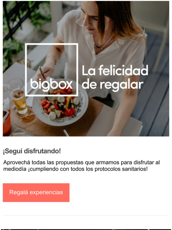Regal/te experiencias al medioda: almuerzos nicos en los mejores lugares