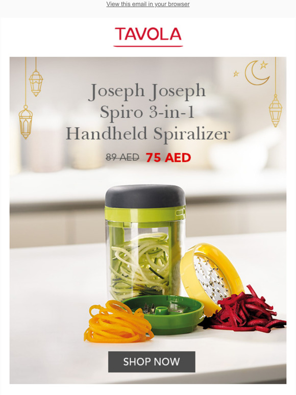 A Great Offer on our Veggie Spiralizer, Grab yours!