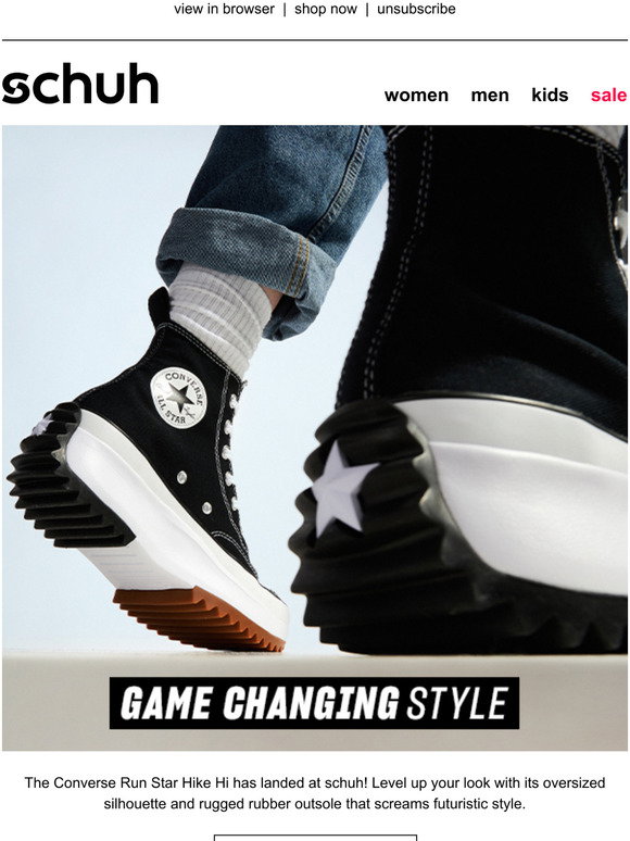 Bonde Ru handle schuh: Upgrade your Converse collection with the Run Star Hike Hi! | Milled