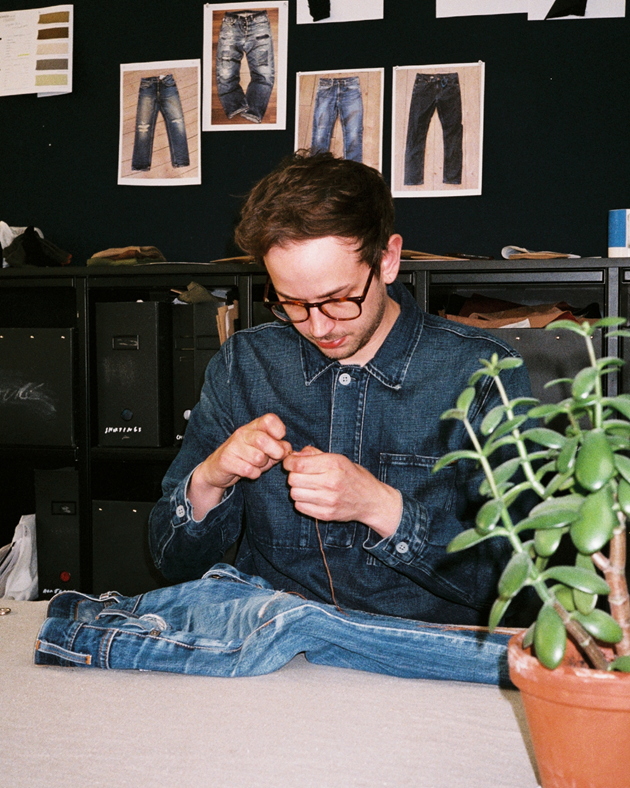 Nudie Jeans Co How to repair your jeans using a Nudie Jeans repair kit. Milled