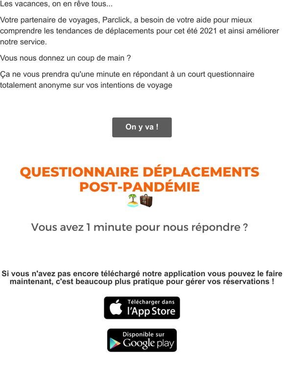 Vous avez une minute ?