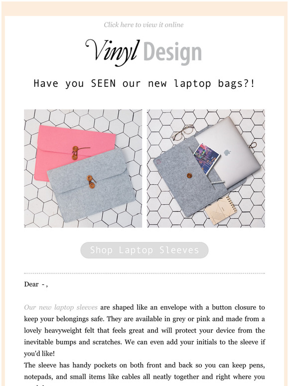 Introducing our new Laptop Sleeves!