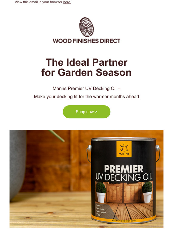 Wood Finishes Direct Manns Decking Oil A Product with Character Milled