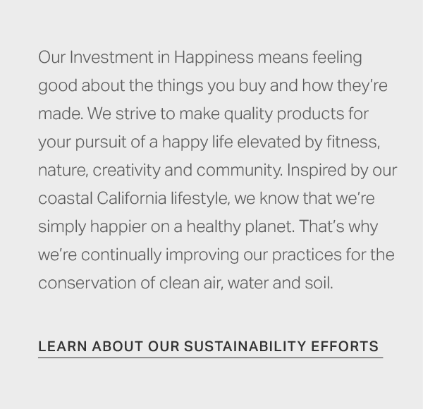 Learn About Our Sustainability Efforts