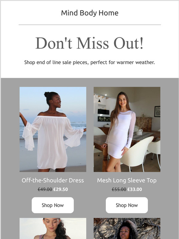 Shop Exclusive Sale Pieces Ready for Summer!