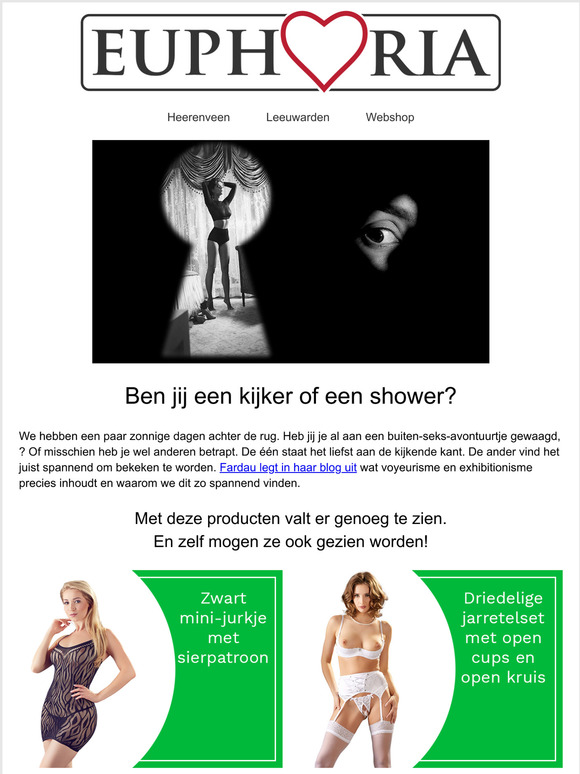 Ben jij een kijker of een shower?