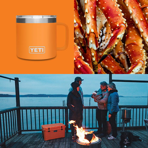 YETI - Our new King Crab Orange Collection brings a bold pinch of color to  your gear lineup. Catch this color before it slips away. Shop now