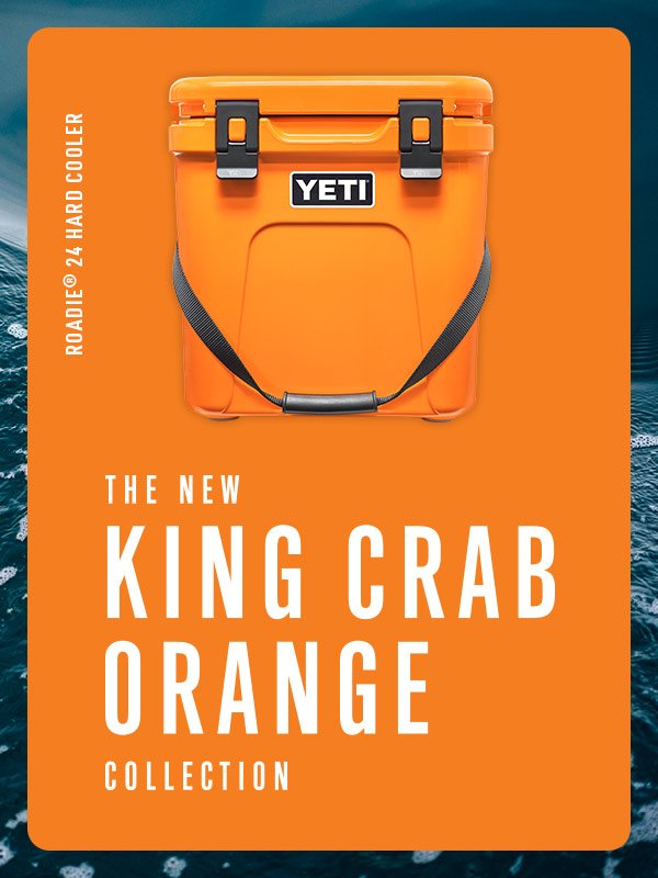 The King Crab Orange Collection Yeti Roadie! 