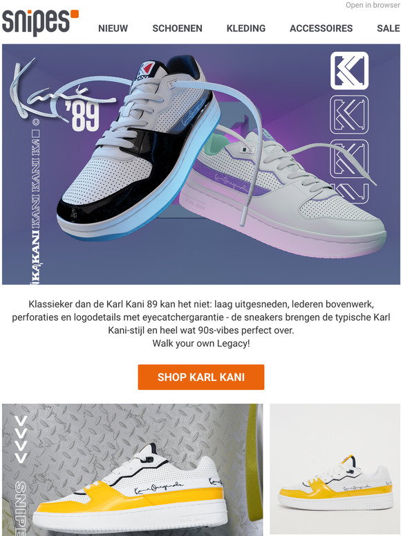 Snipes NL: Nieuwe kleurstellingen voor de Karl Kani 89 | Milled