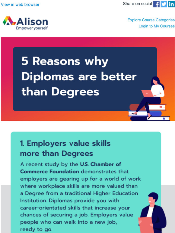 Are Degrees Better Than Diplomas Are Degrees Better Than Diplomas