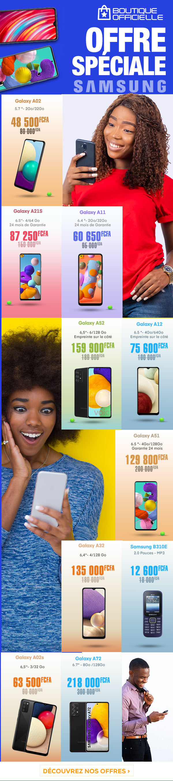 jumia.ci SAMSUNG en promo ooooh ! Galaxy A02 & autres smartphones