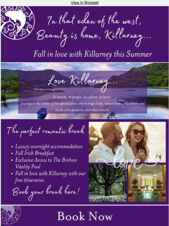 Fall in love with Killarney this Summer 