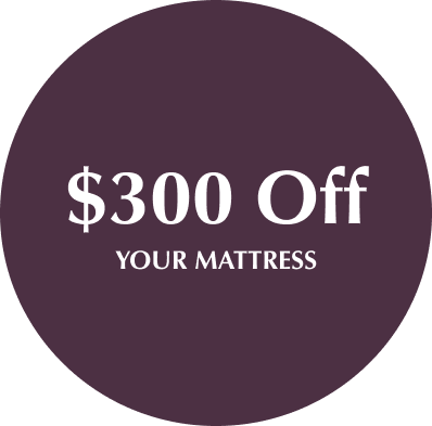 Plus $300 Off your mattress