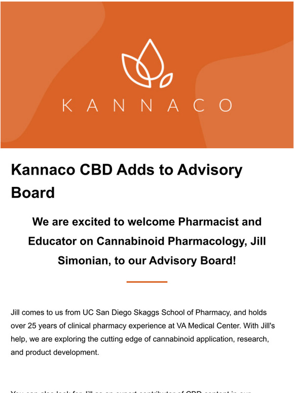 Pharmacist and Cannabinoid Pharmacology Educator Joins Kannaco Advisory Board