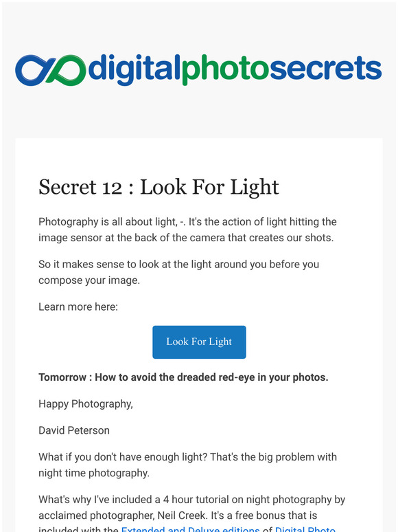 [Photo Secrets] -your Digital Photography Secret #12