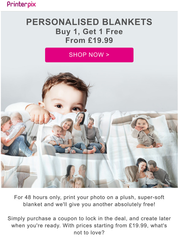 printerpix free blanket