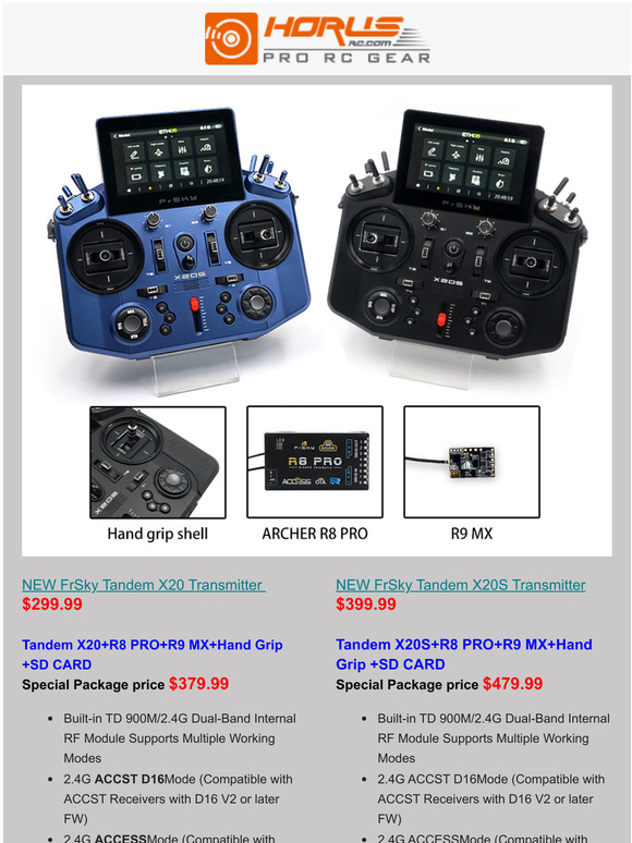 [NO MORE WAITING] FrSky Tandem X20/X20S Transmitter IN STOCK, Grap now >>>>>