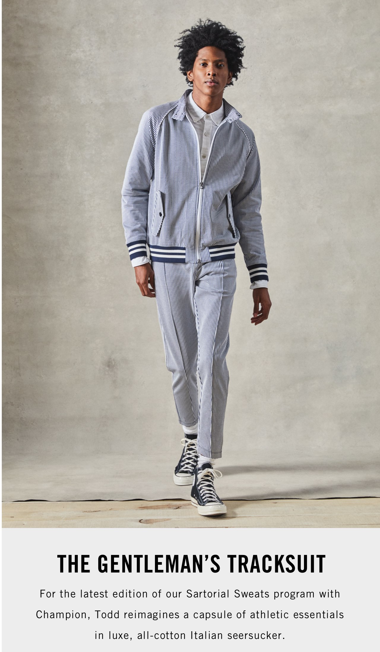 todd snyder champion tracksuit