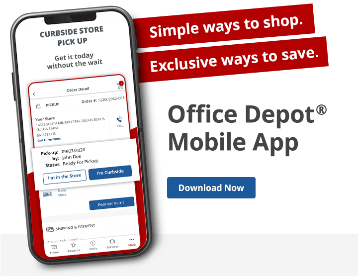 Office Depot® OfficeMax®: Office Depot App...the easy way to shop | Milled