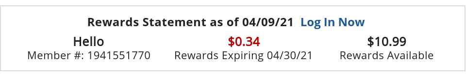 Rewards Header