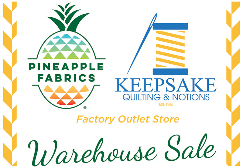 Keepsake Quilting Just One Month To Our Warehouse Sale! Milled