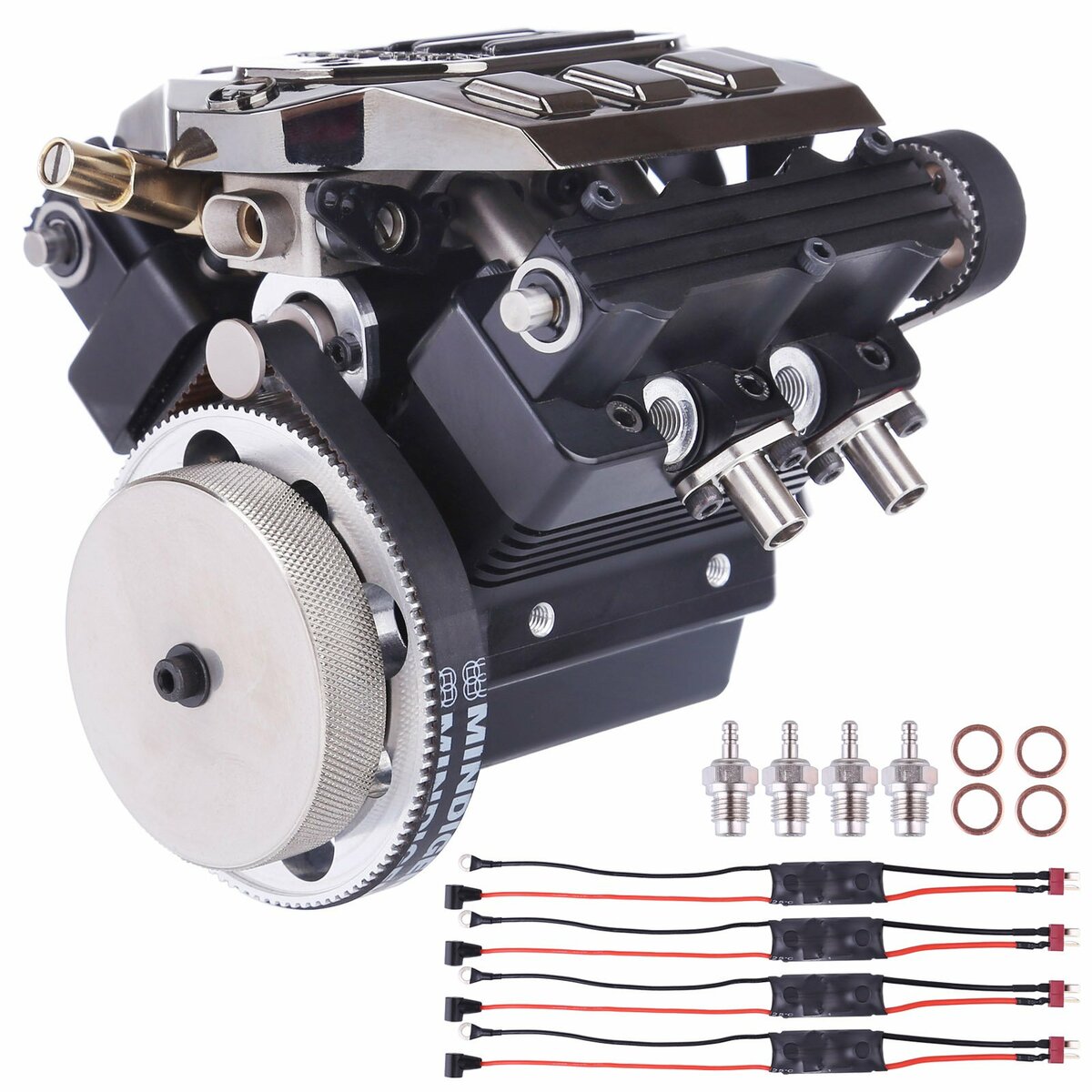 Enginediy TOYAN NEW V4 ENGINE MODEL Milled