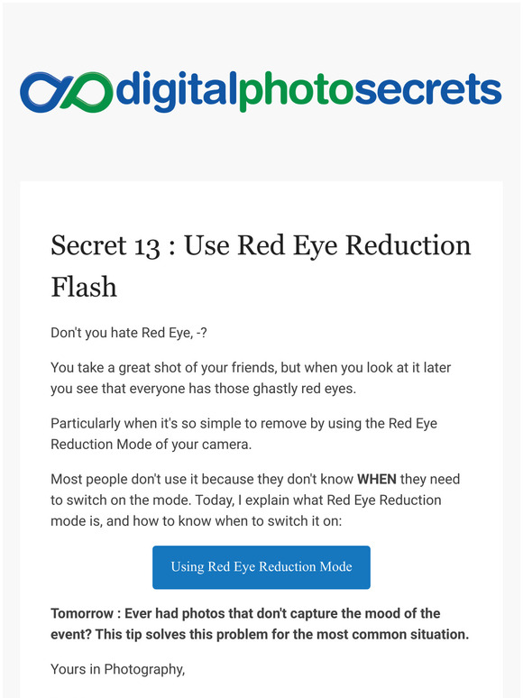 [Photo Secrets] -your Digital Photography Secret #13