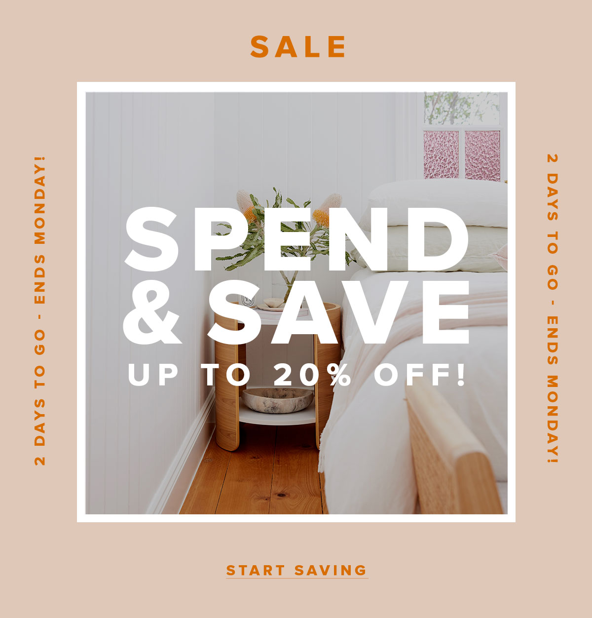 Spend & save - up to 20% off!