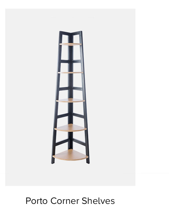 Porto Corner Shelves
