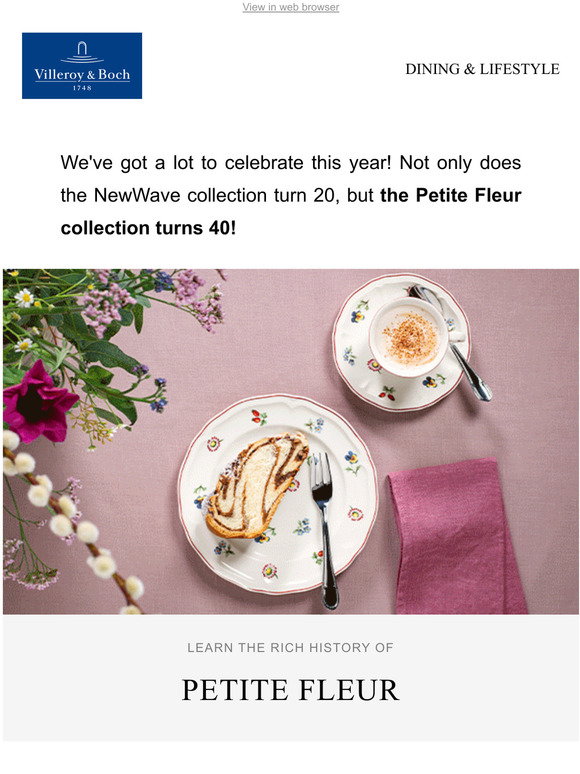 Übertopf mit Untersetzer - Villeroy & Boch Petite Fleur online günstig