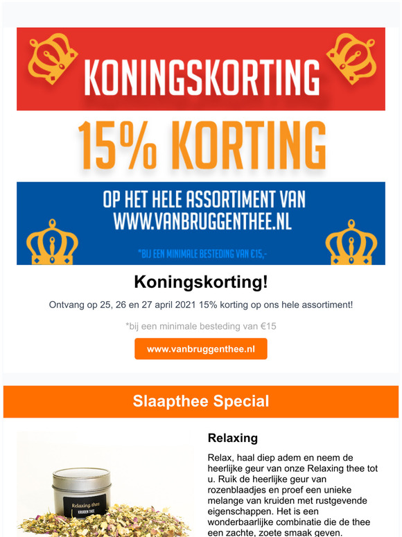 15% Koningskorting