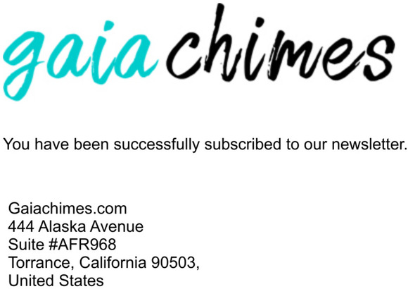 Newsletter subscription success