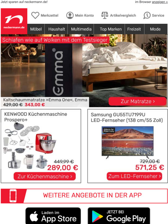  Testsieger Emma One zum Top Preis!