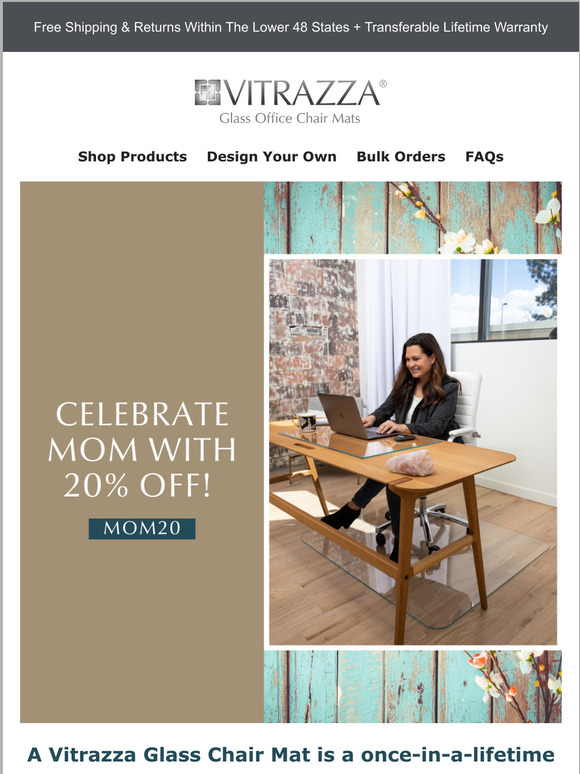 Vitrazza Celebrate Mother's Day With 20 OFF from Vitrazza! Milled