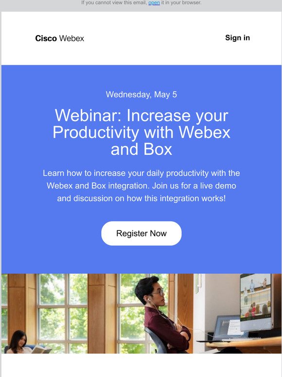 Webex Webinars | Integrations and the Future of Work