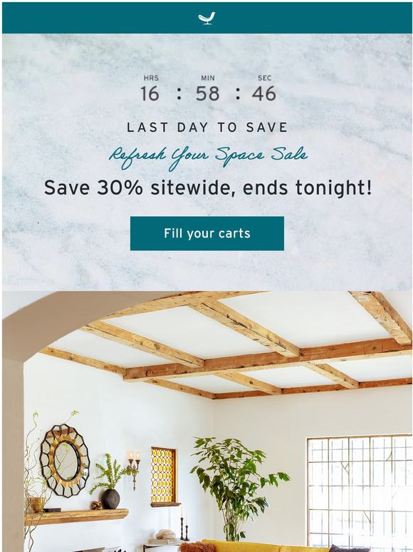 Joybird SemiAnnual Sale Ends in Hours Milled